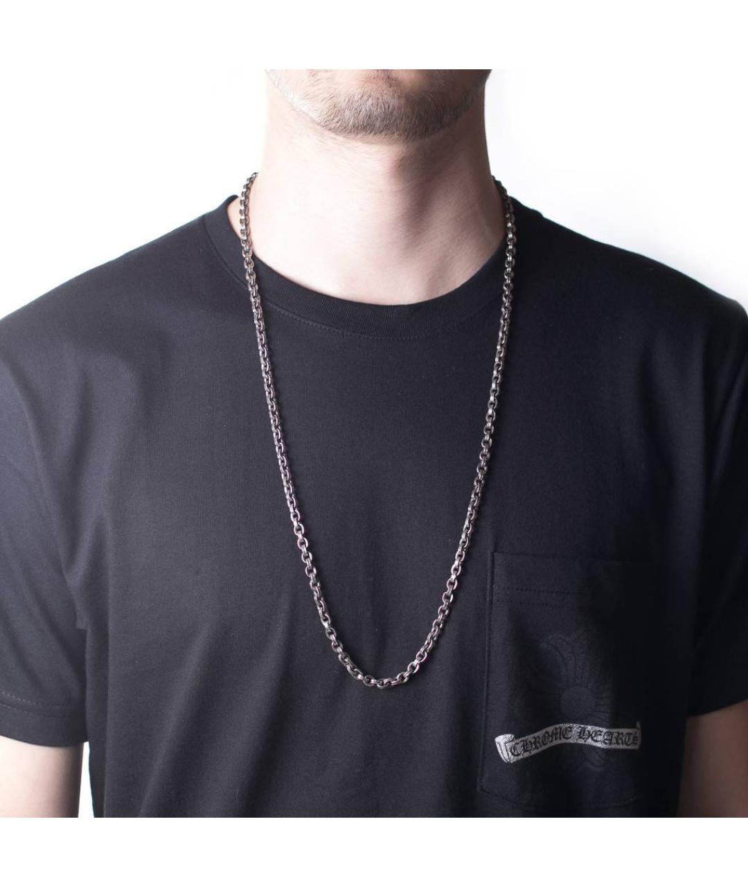 CHROME HEARTS Серебряное серебряное колье, фото 2