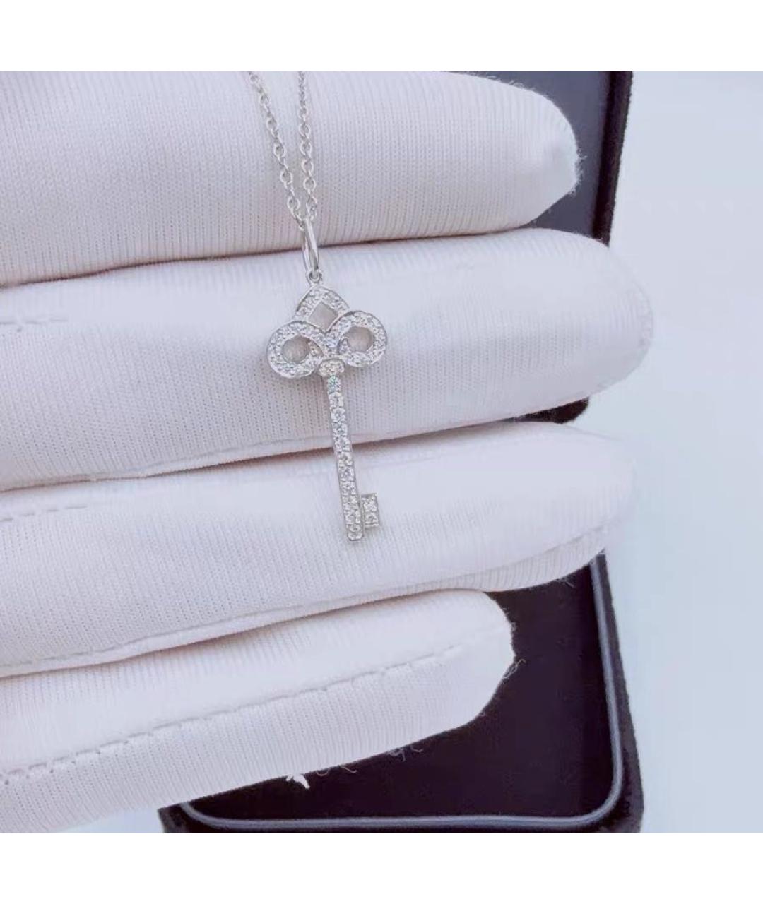 TIFFANY&CO Белое платиновое колье, фото 4
