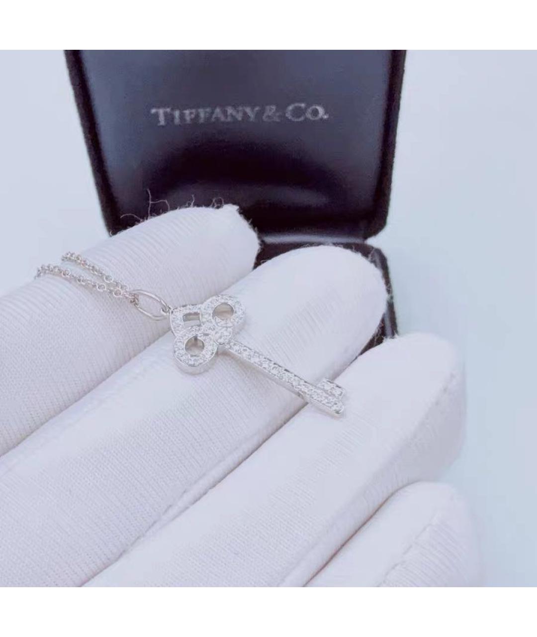 TIFFANY&CO Белое платиновое колье, фото 5