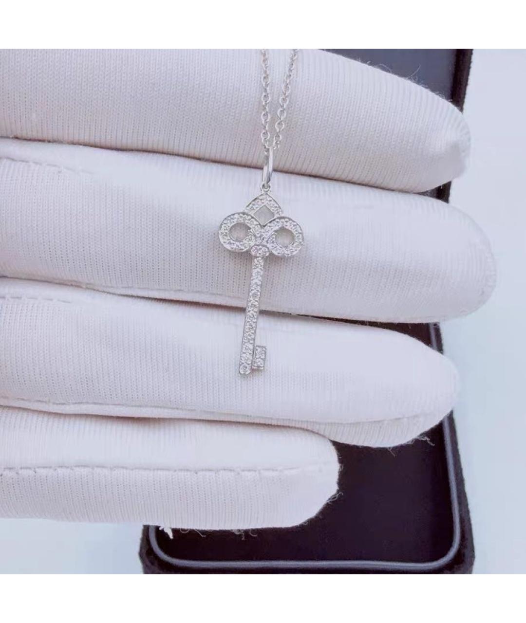 TIFFANY&CO Белое платиновое колье, фото 3