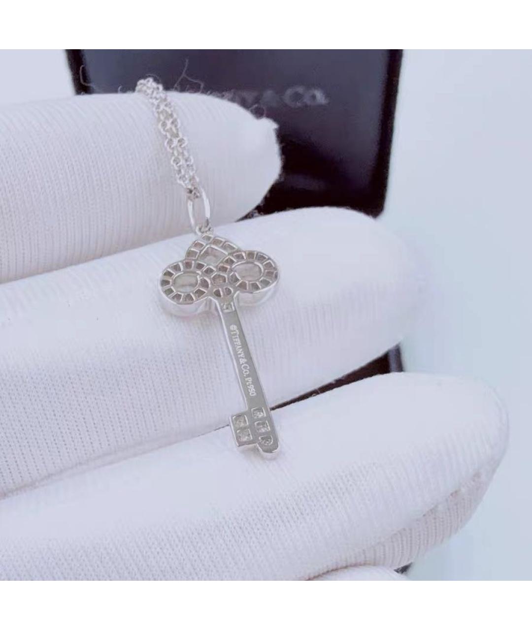 TIFFANY&CO Белое платиновое колье, фото 6