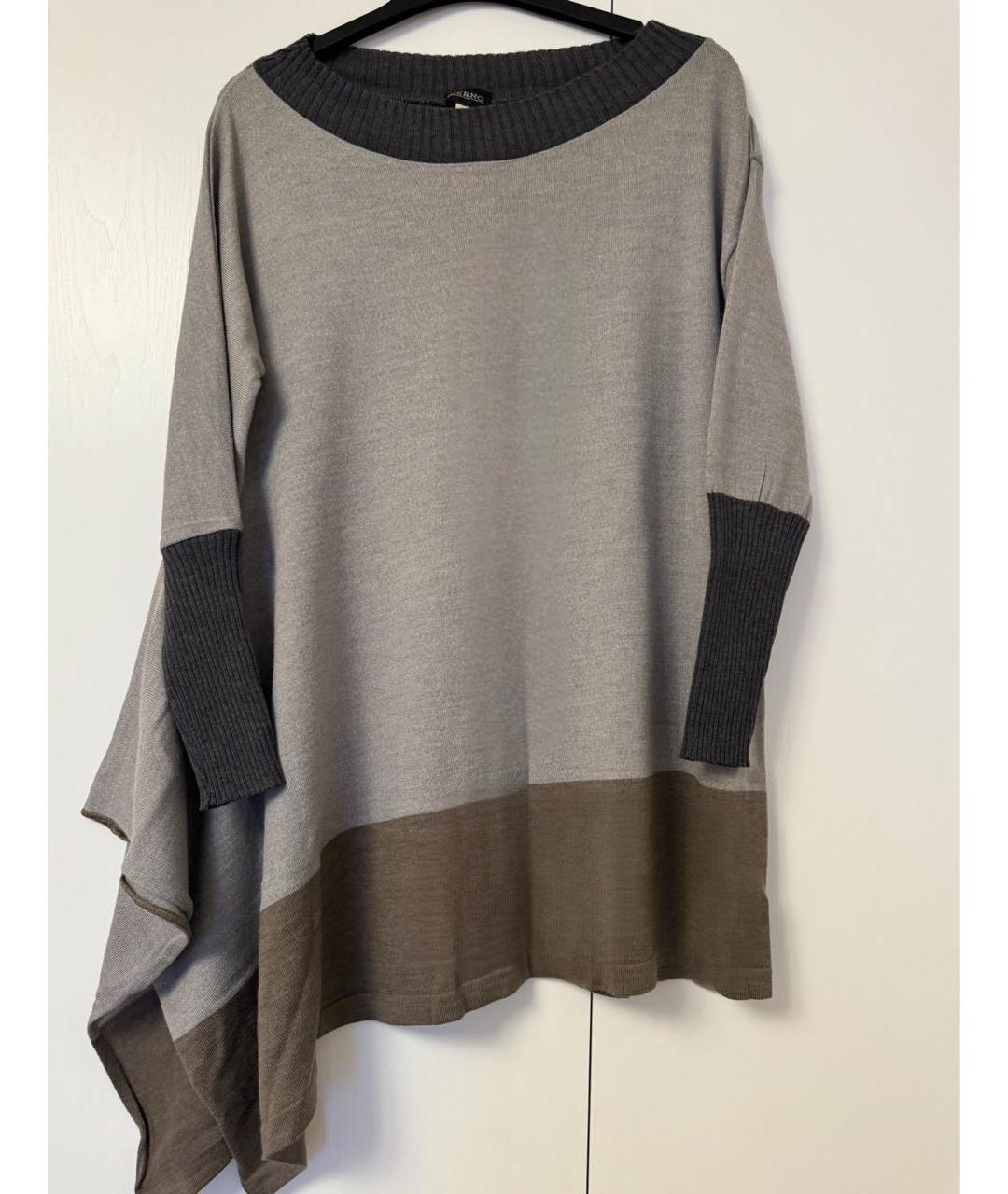 HERNO Мульти шерстяной джемпер / свитер, фото 2