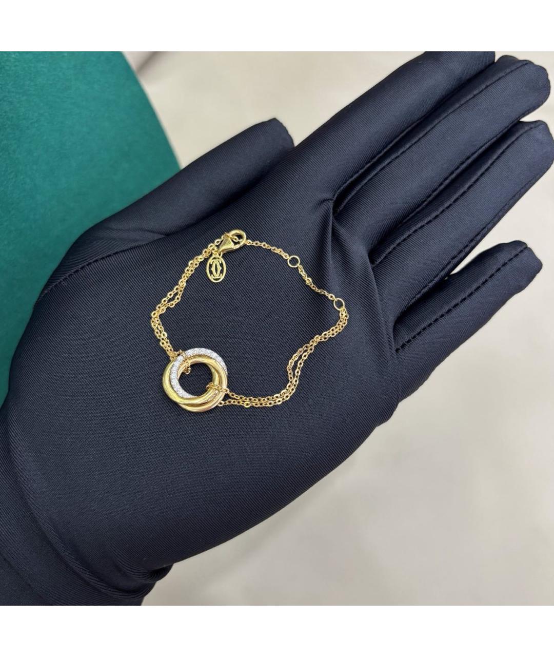 CARTIER Желтый браслет из желтого золота, фото 2