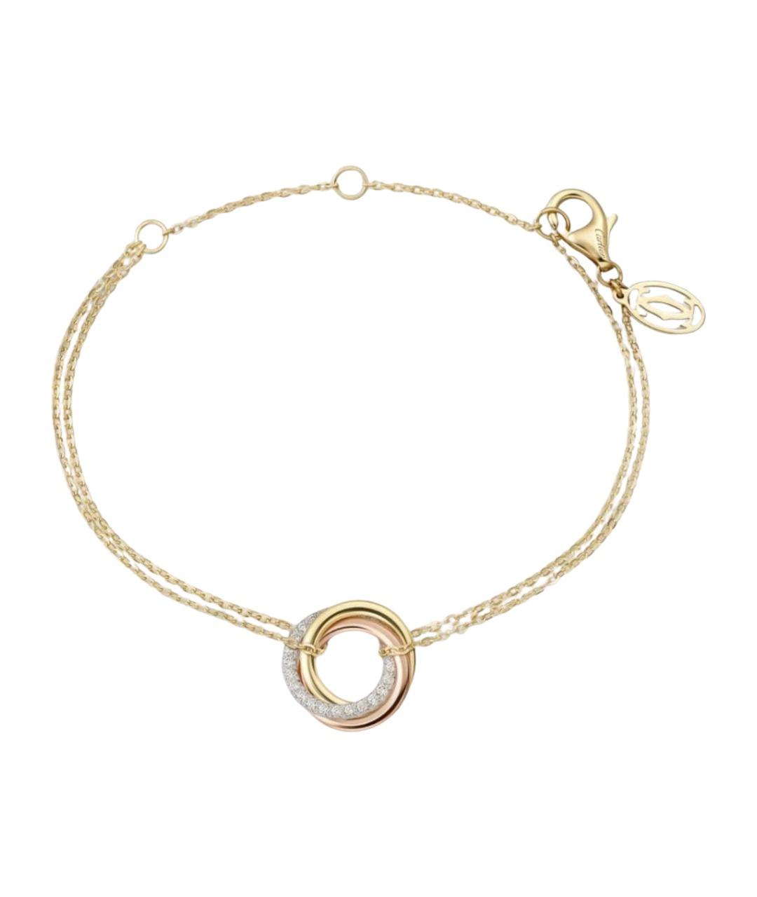 CARTIER Желтый браслет из желтого золота, фото 1
