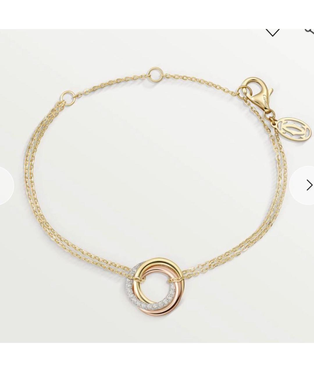 CARTIER Желтый браслет из желтого золота, фото 7