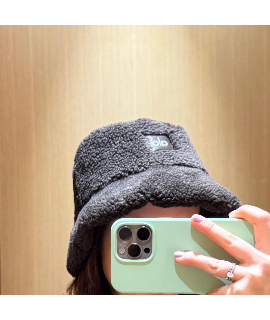 ALO YOGA Коричневая шерстяная шляпа, фото 3