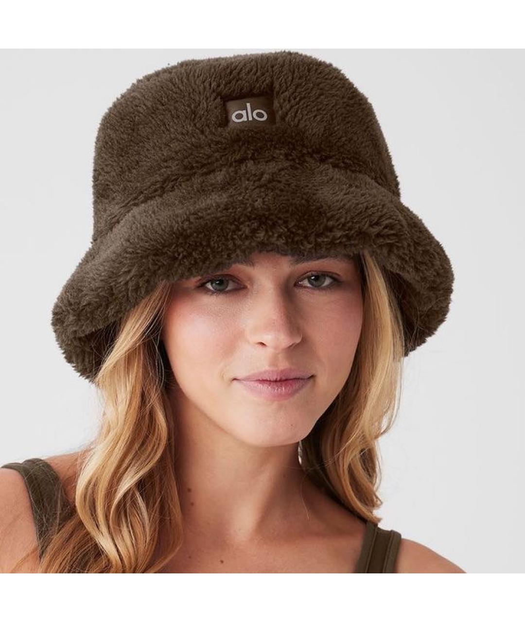 ALO YOGA Коричневая шерстяная шляпа, фото 2
