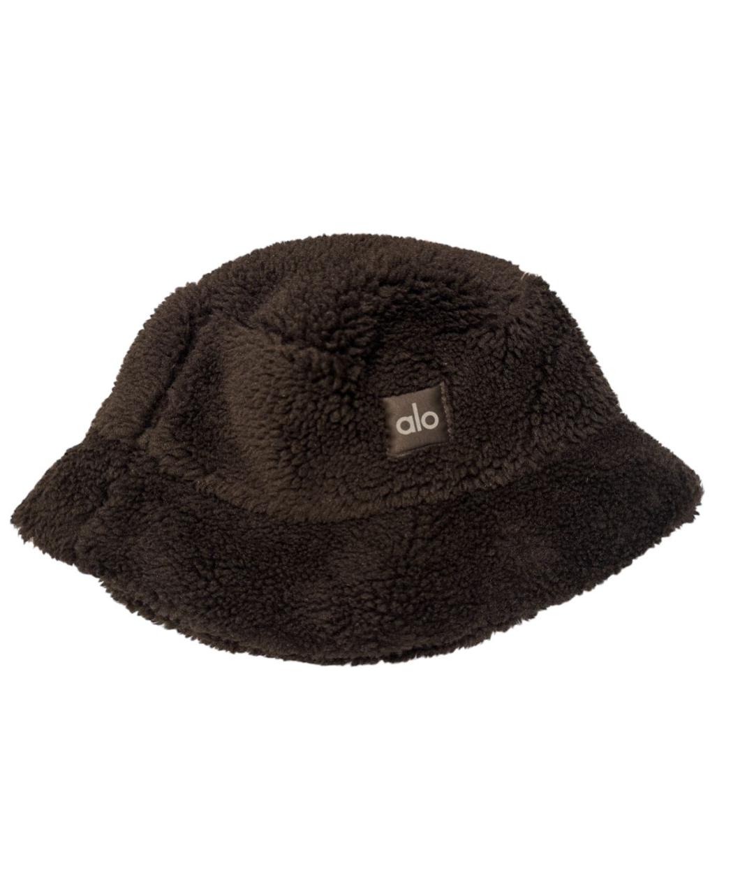 ALO YOGA Коричневая шерстяная шляпа, фото 1