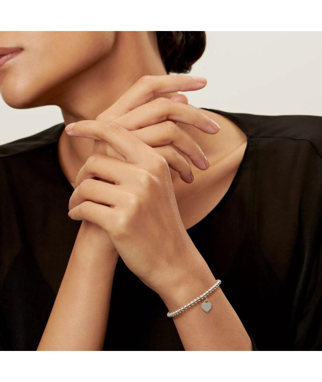 TIFFANY&CO Бирюзовый серебряный браслет, фото 3