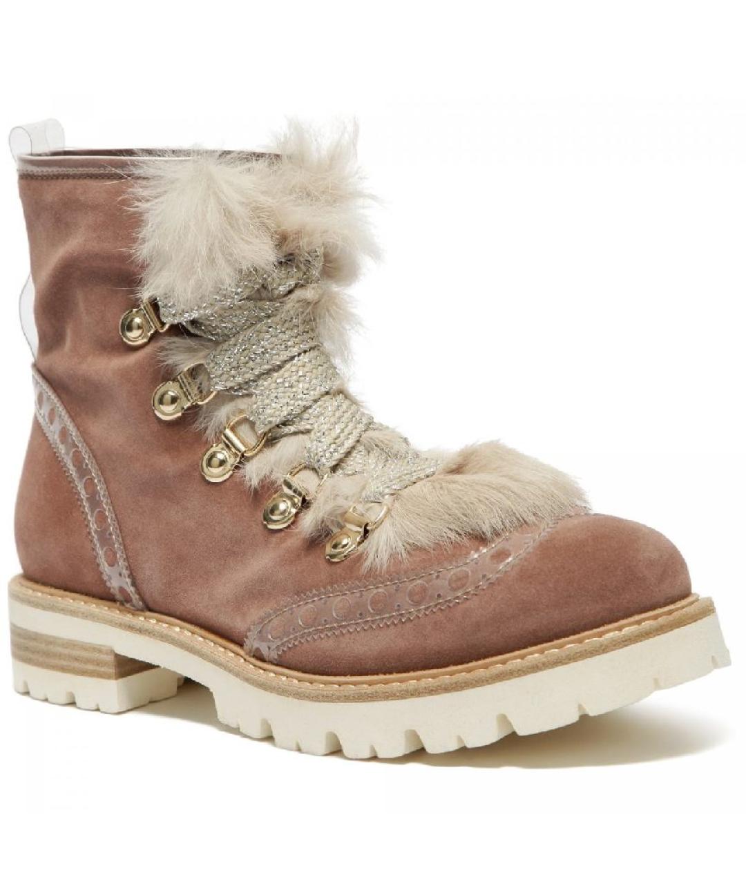 AGL Коричневые замшевые ботинки, фото 2