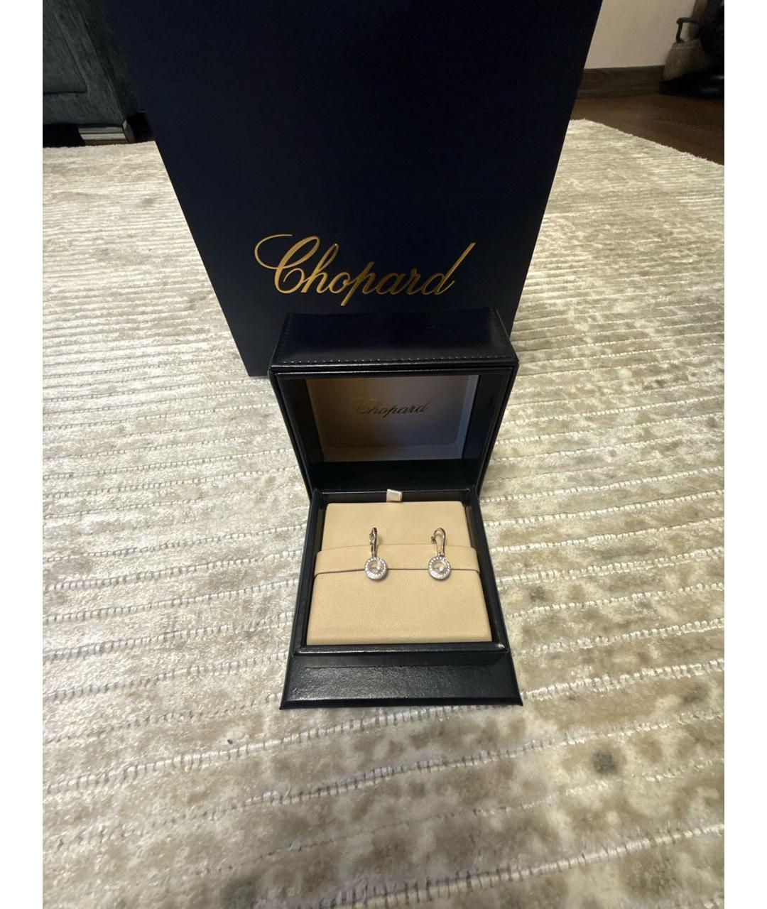 CHOPARD Белые серьги из белого золота, фото 5