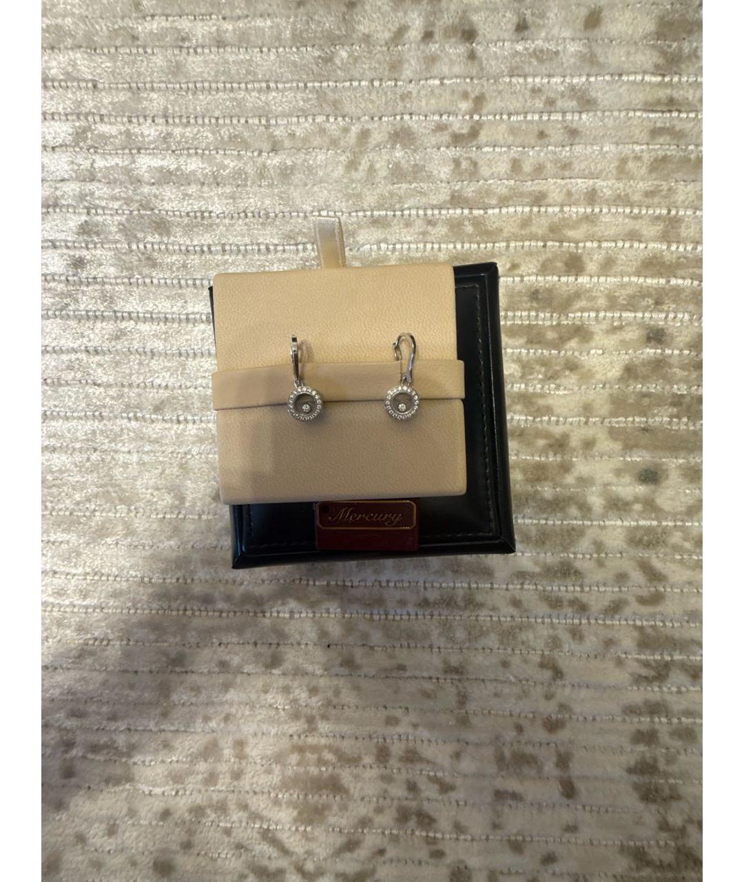 CHOPARD Белые серьги из белого золота, фото 4