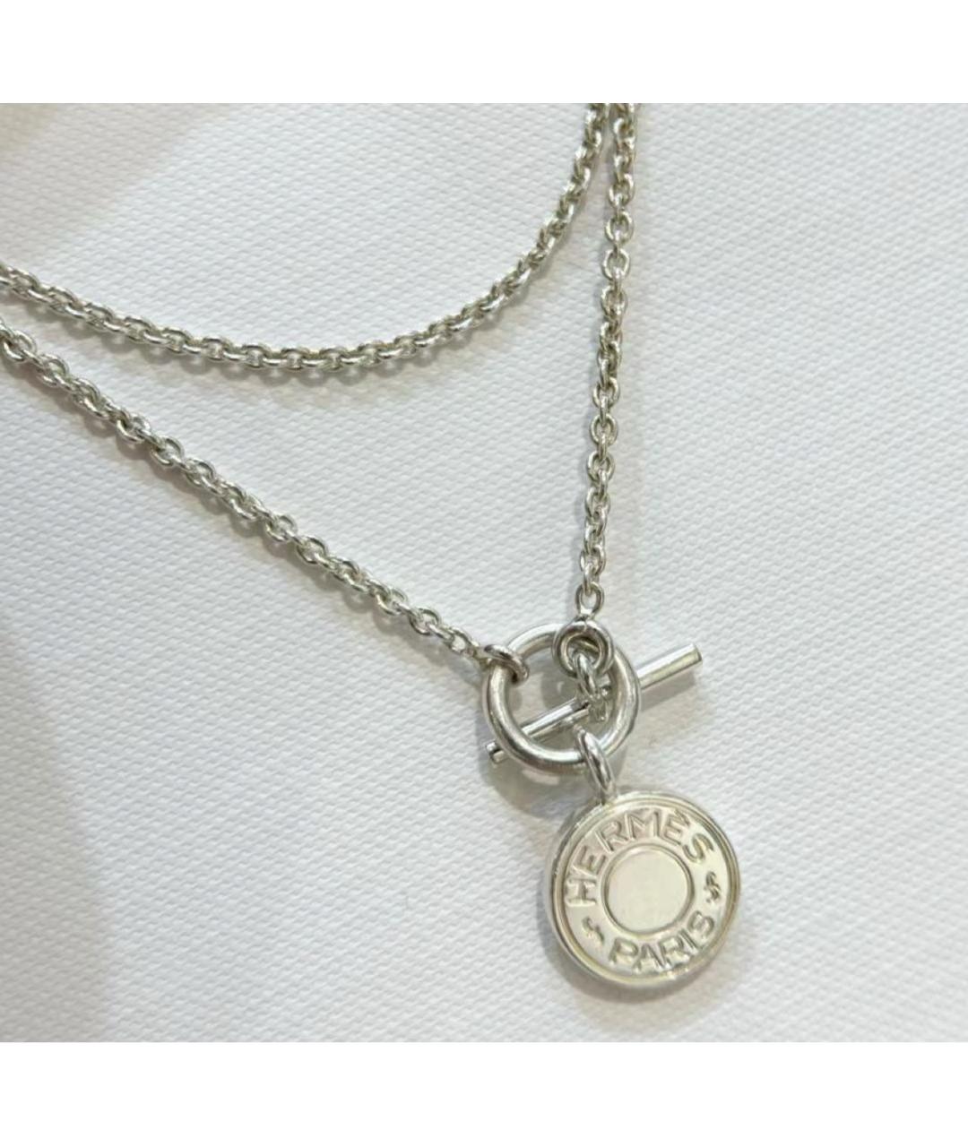 HERMES Серебряная серебряная подвеска, фото 2