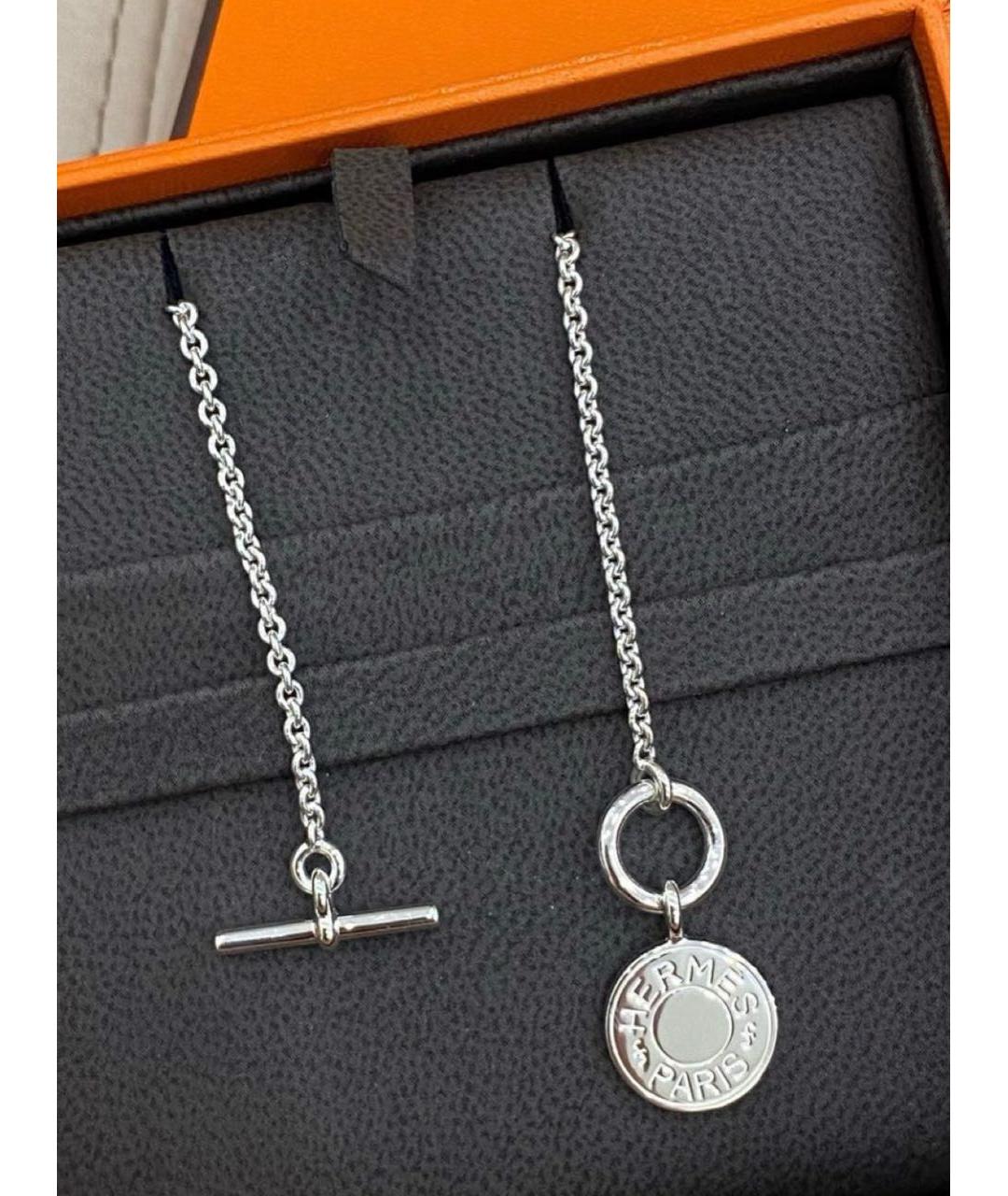 HERMES Серебряная серебряная подвеска, фото 4