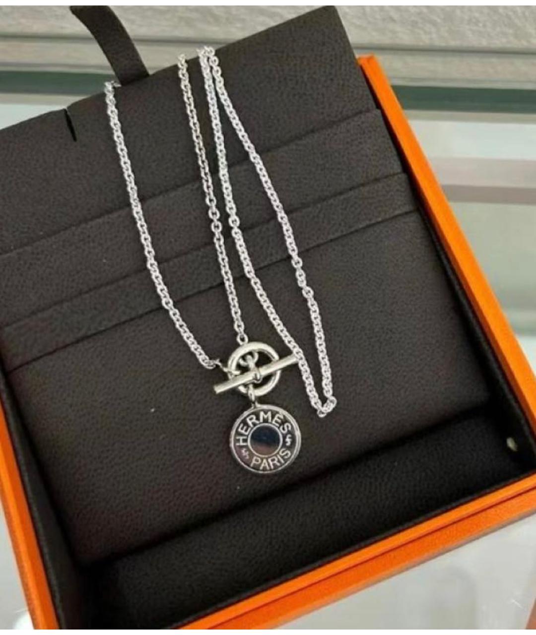 HERMES Серебряная серебряная подвеска, фото 3
