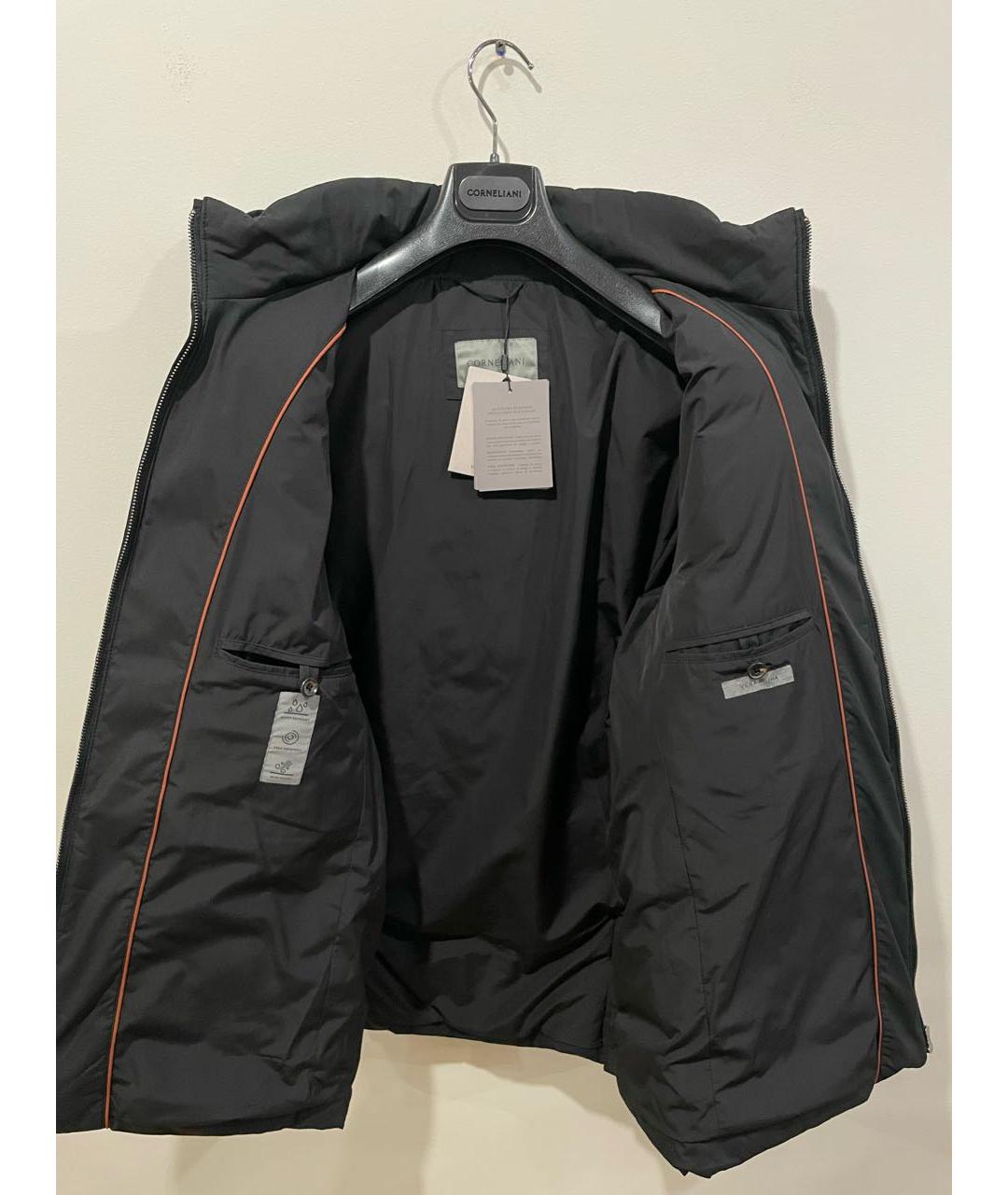 CORNELIANI Черная полиэстеровая куртка, фото 3