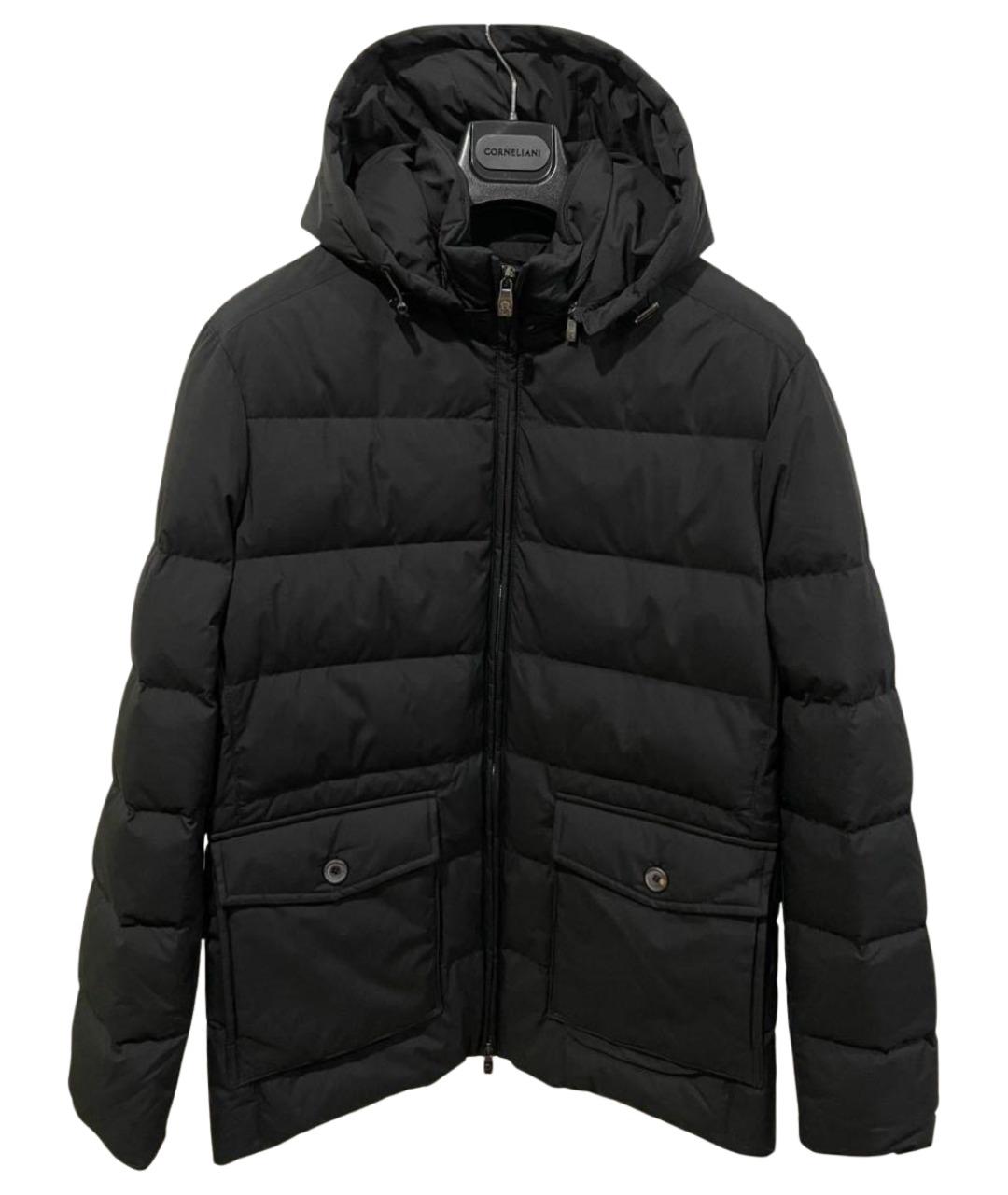 CORNELIANI Черная полиэстеровая куртка, фото 1