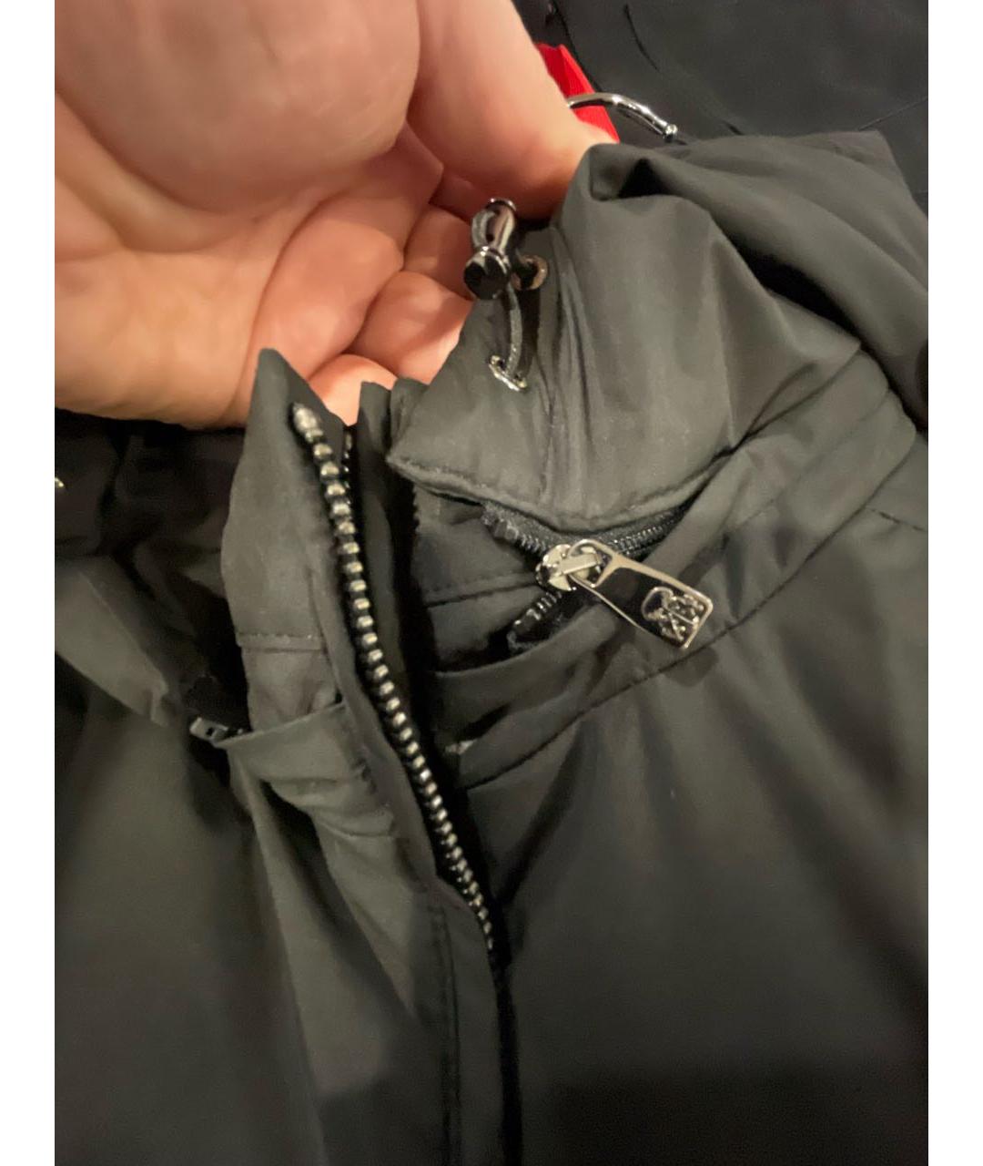 CORNELIANI Черная полиэстеровая куртка, фото 7