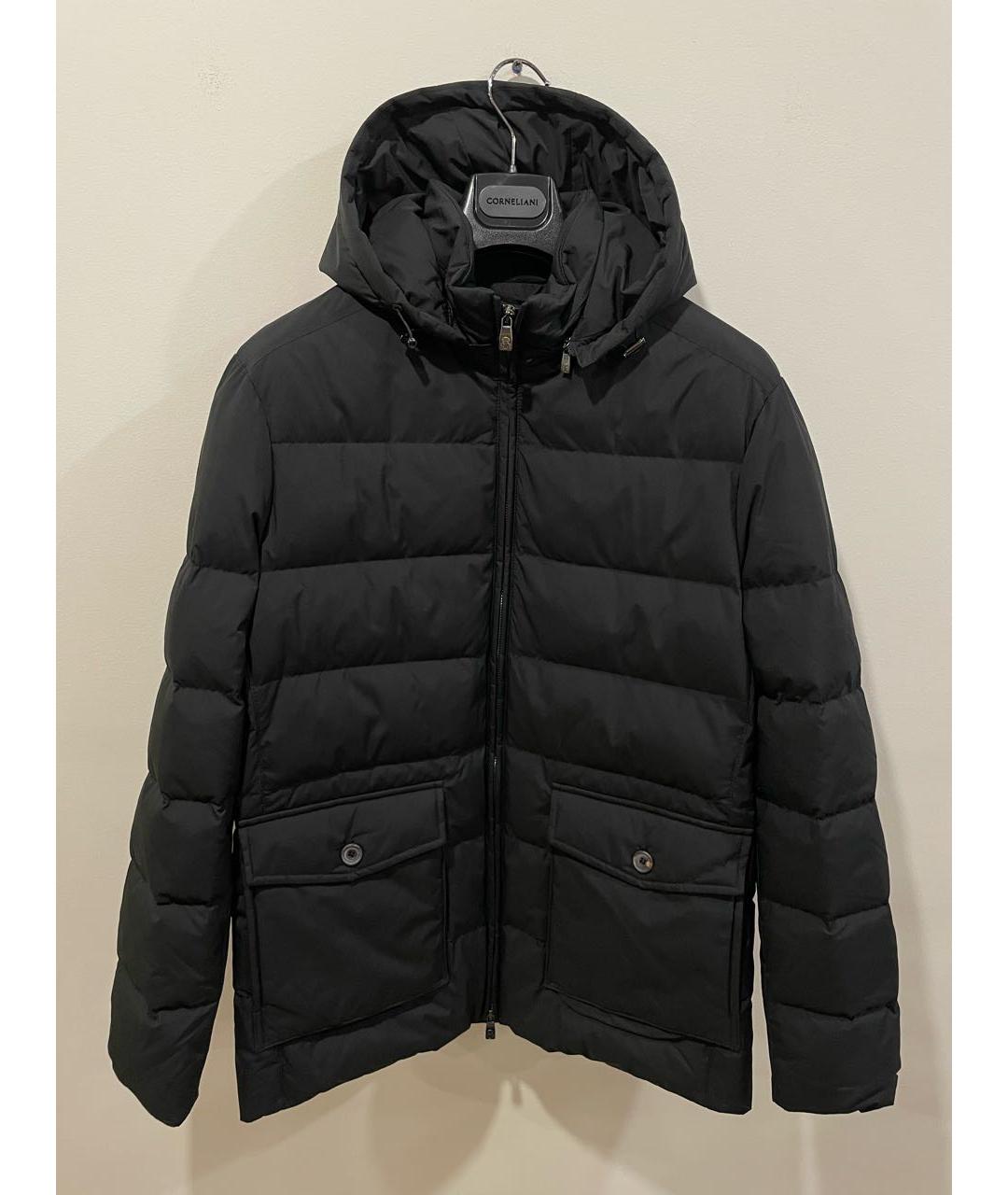 CORNELIANI Черная полиэстеровая куртка, фото 8