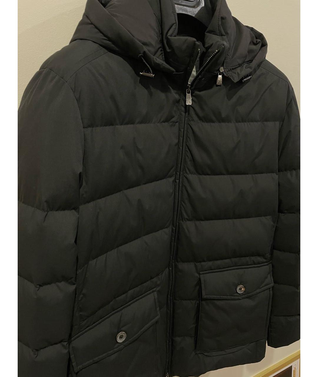 CORNELIANI Черная полиэстеровая куртка, фото 4