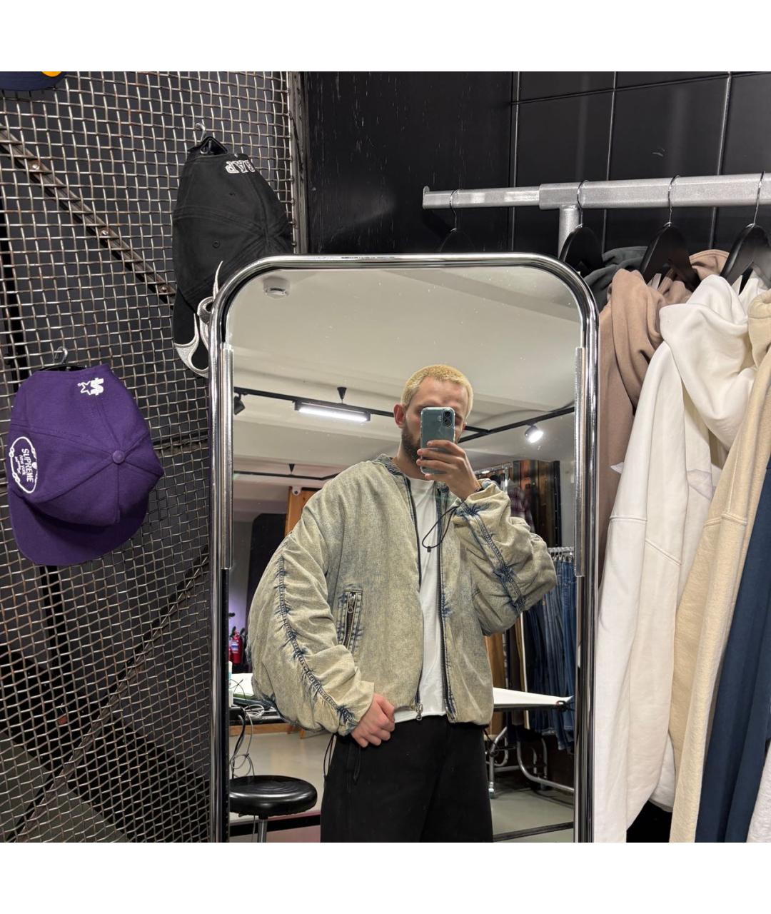 DIESEL Голубая деним куртка, фото 8