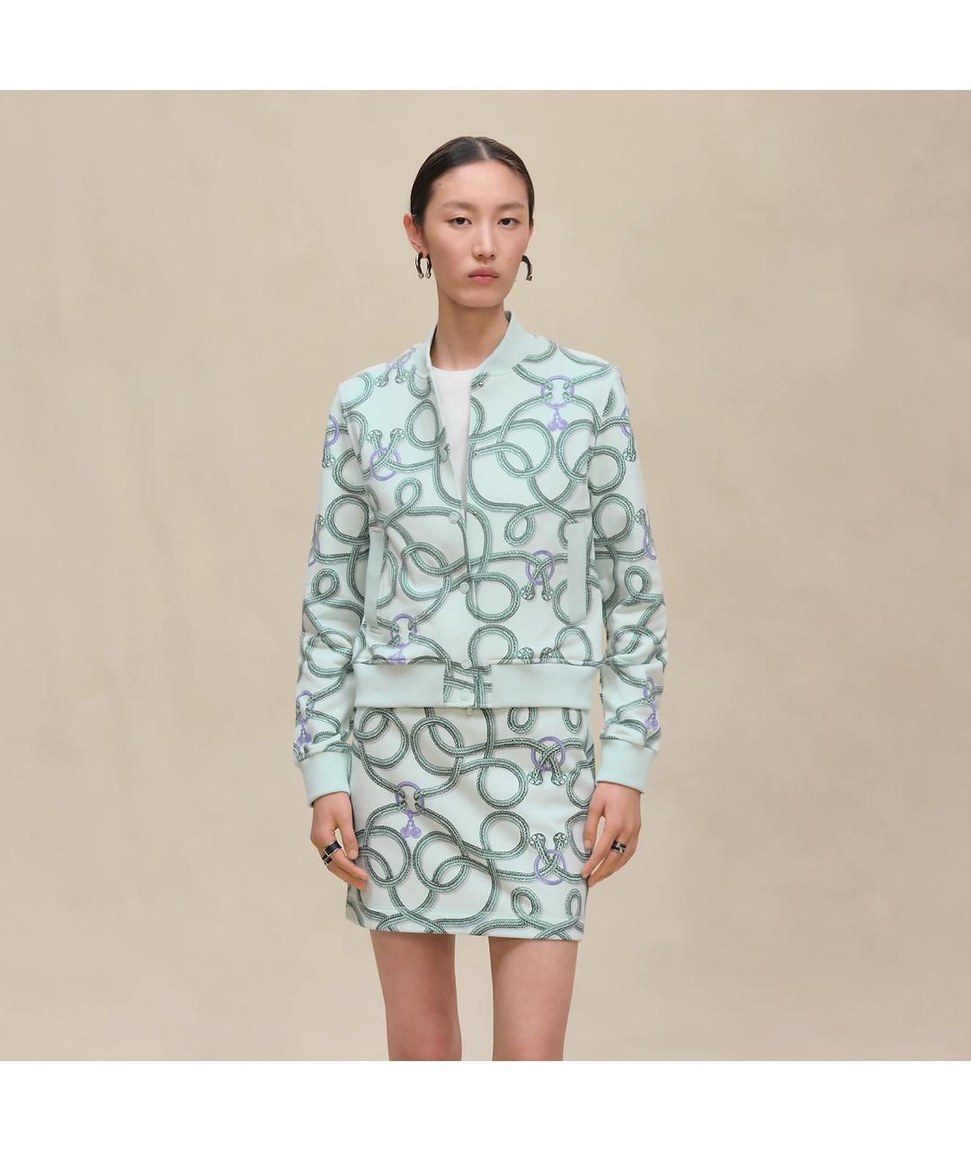 HERMES Голубая куртка, фото 2