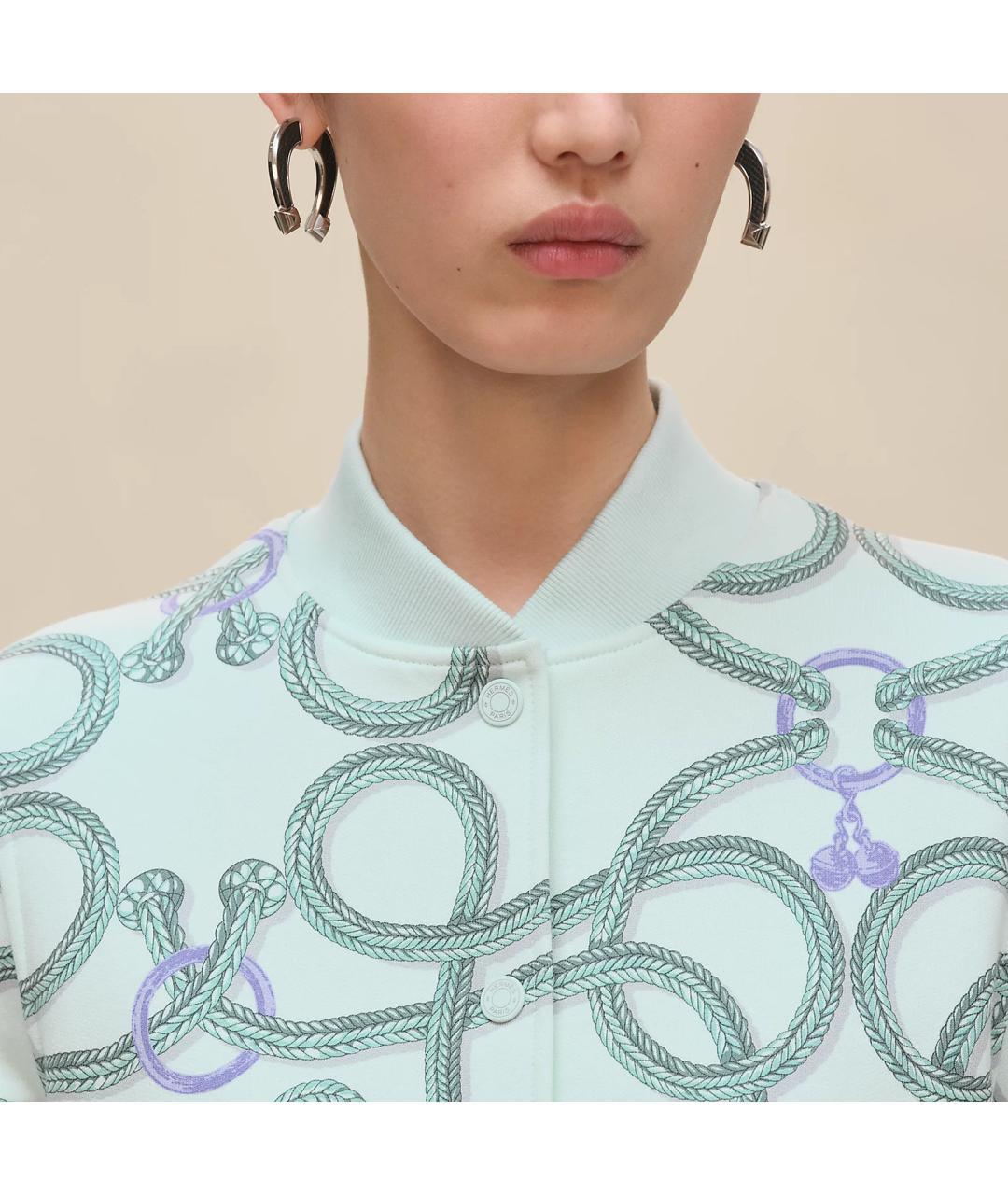 HERMES Голубая куртка, фото 4