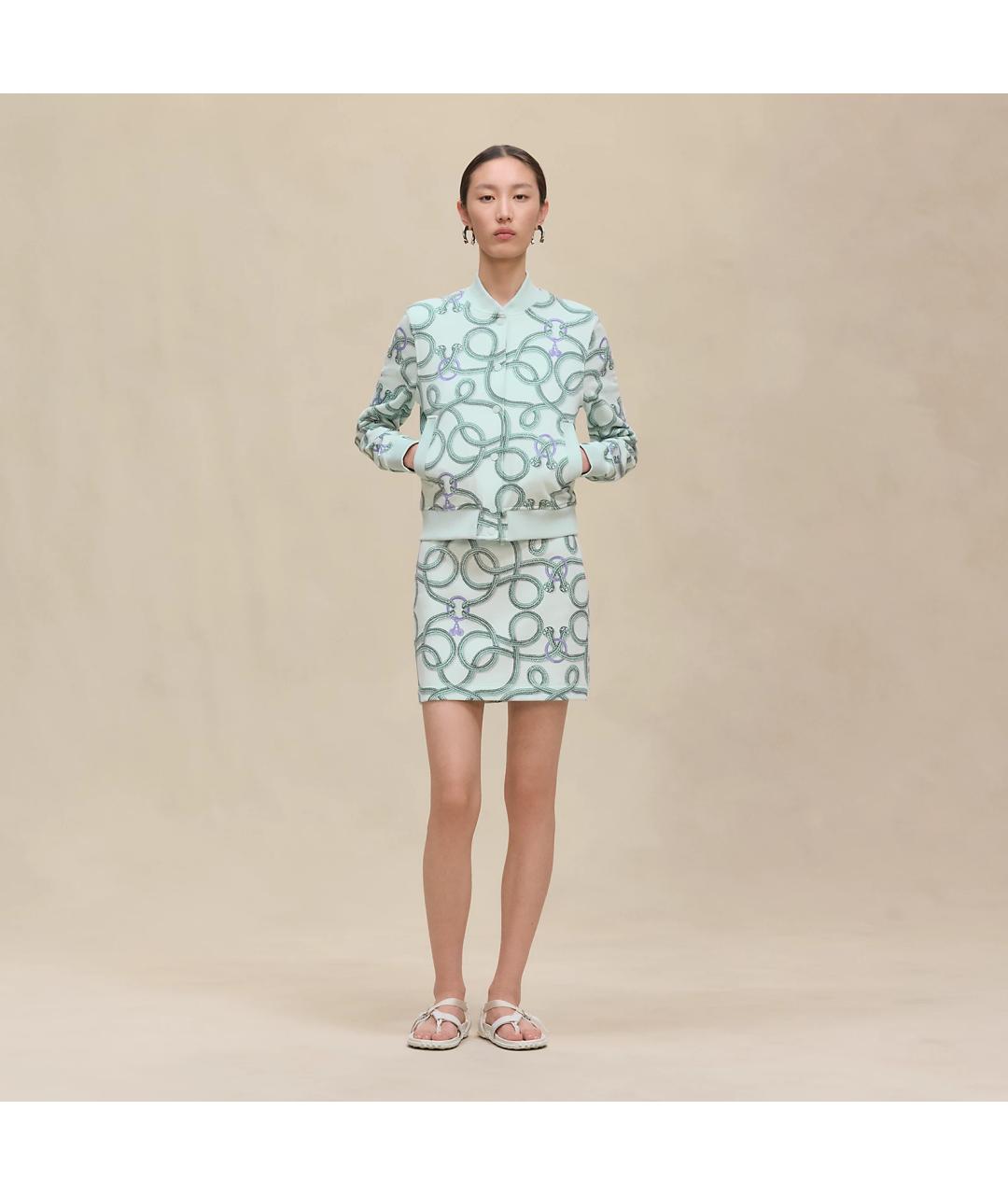 HERMES Голубая куртка, фото 5