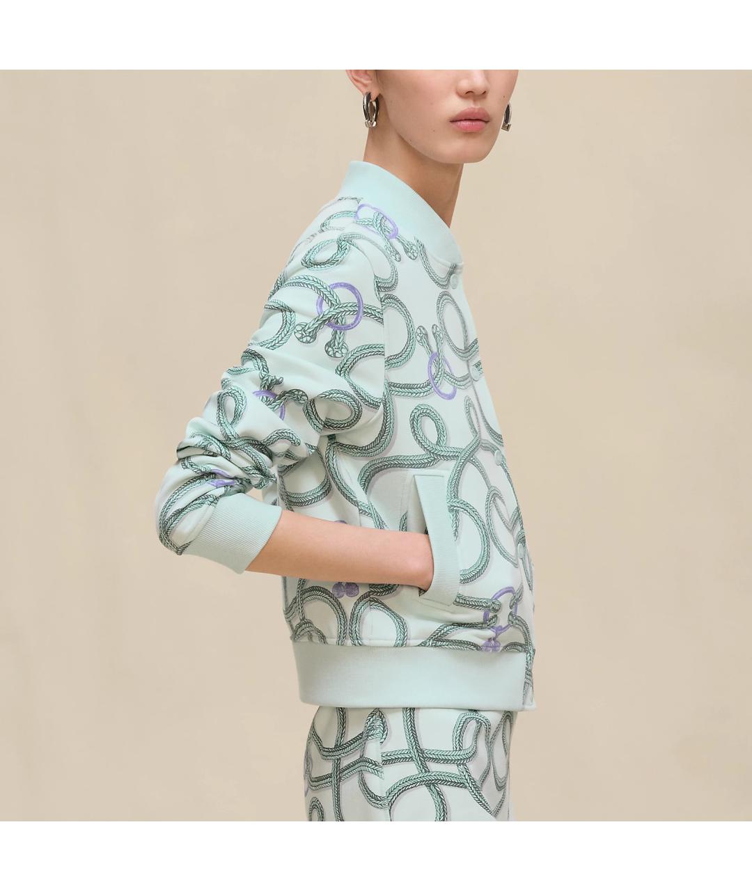 HERMES Голубая куртка, фото 3