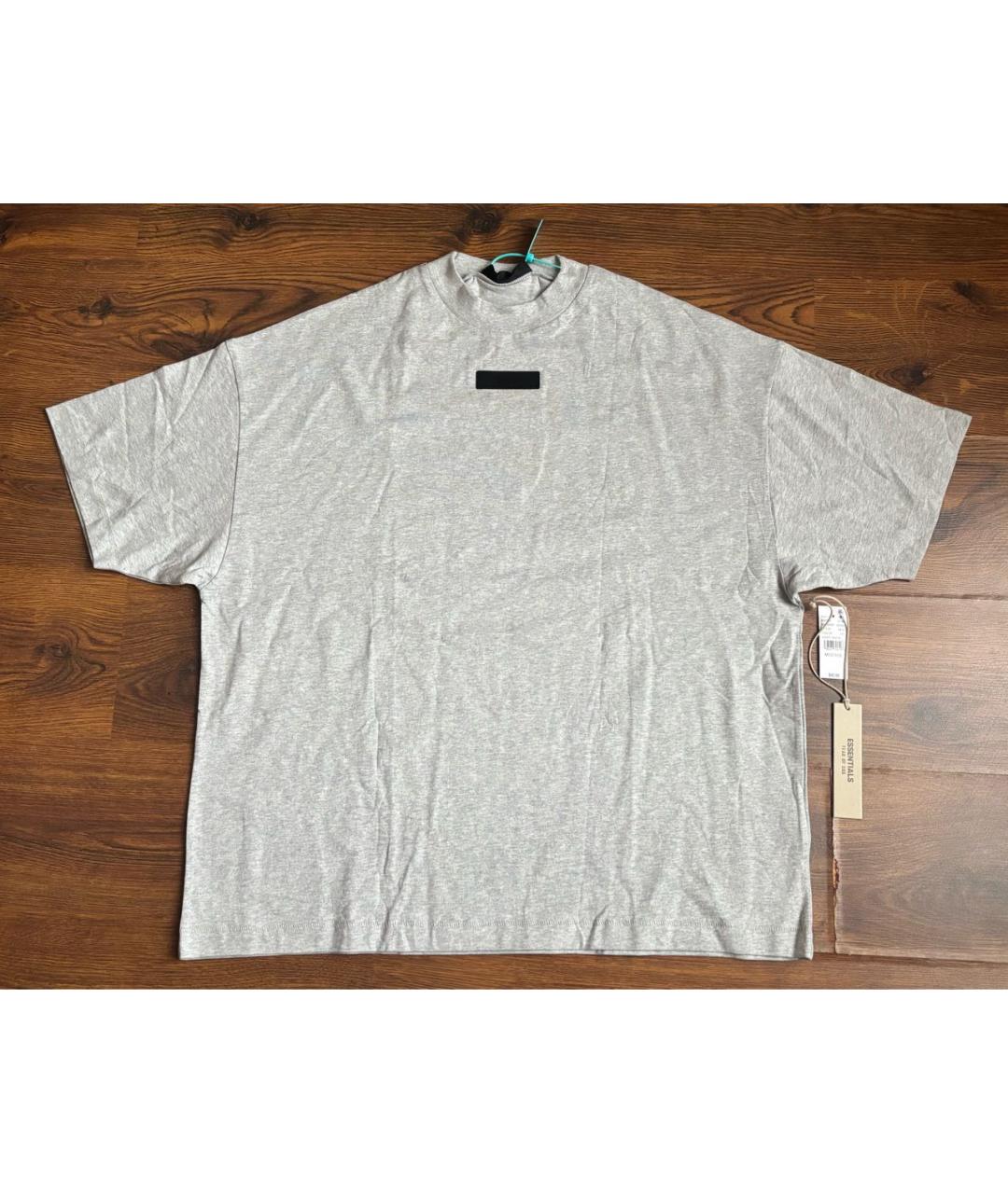 FEAR OF GOD ESSENTIALS Серая хлопковая футболка, фото 9