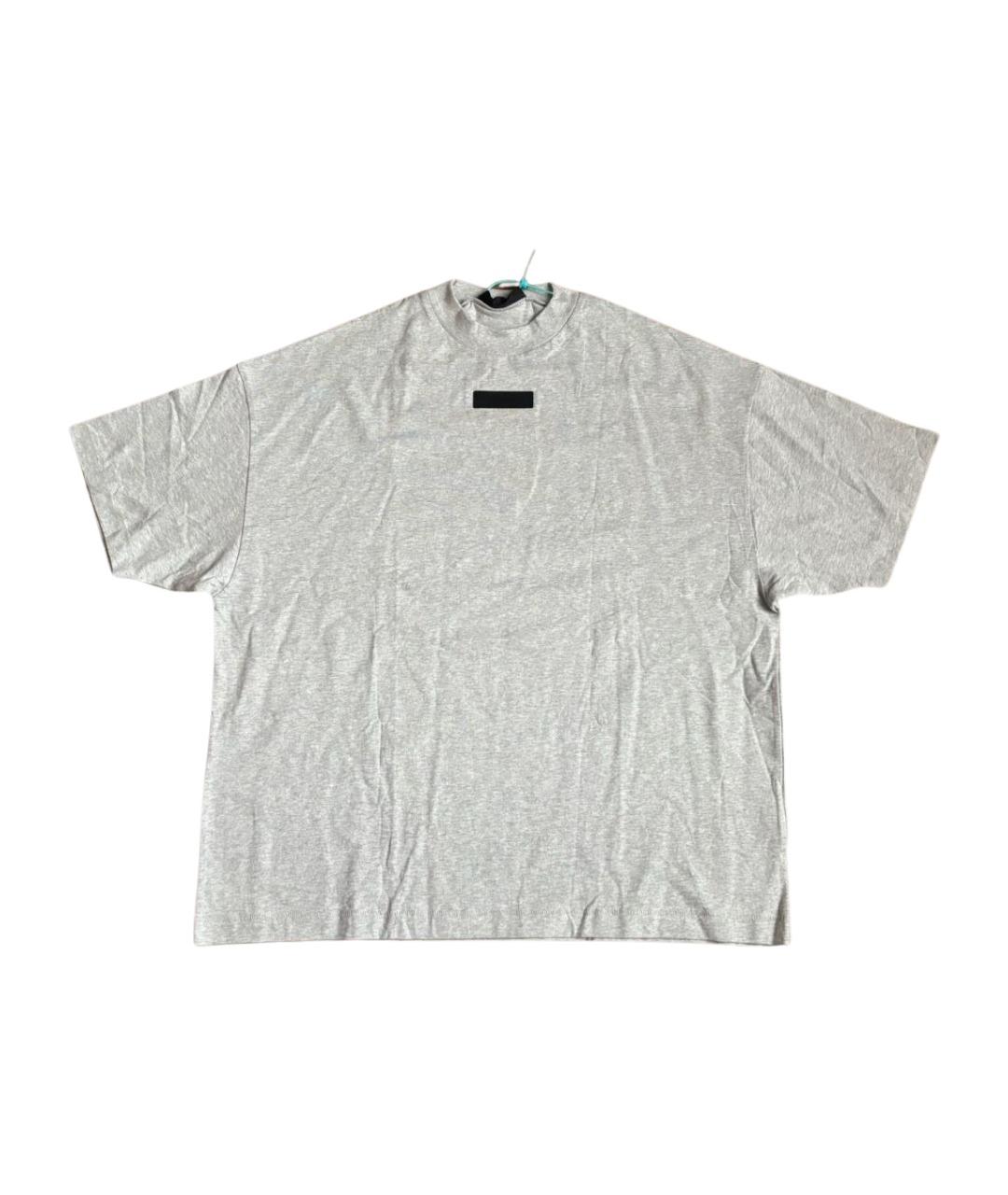 FEAR OF GOD ESSENTIALS Серая хлопковая футболка, фото 1