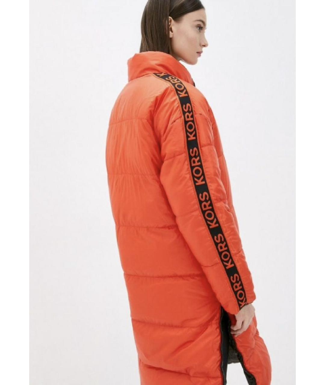 MICHAEL KORS Коричневый полиамидовый пуховик, фото 6