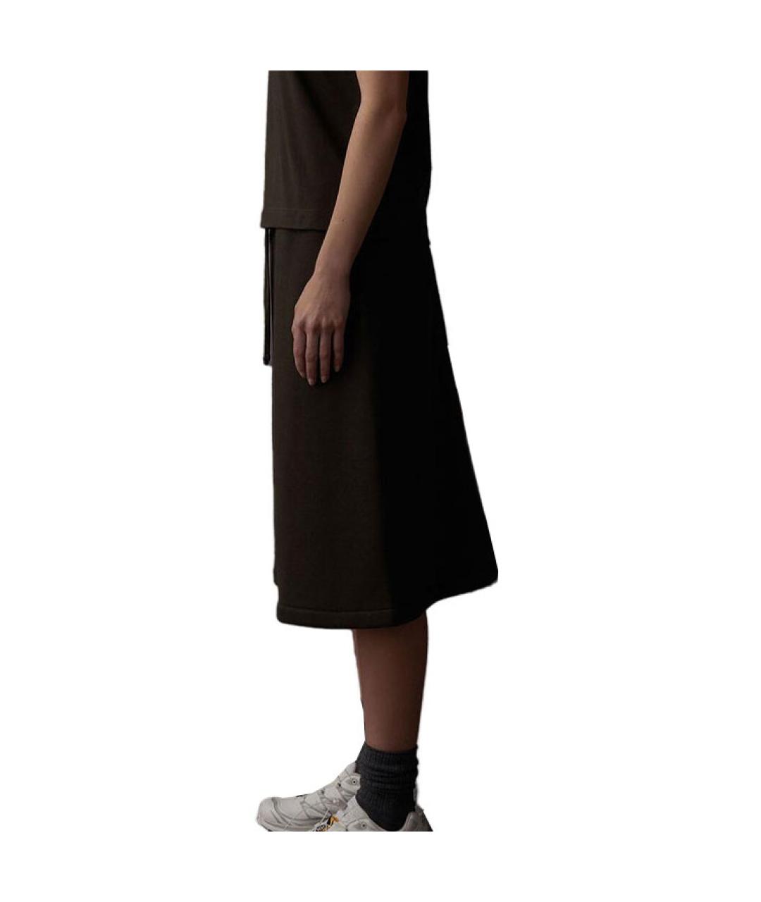 FEAR OF GOD ESSENTIALS Черная юбка макси, фото 4