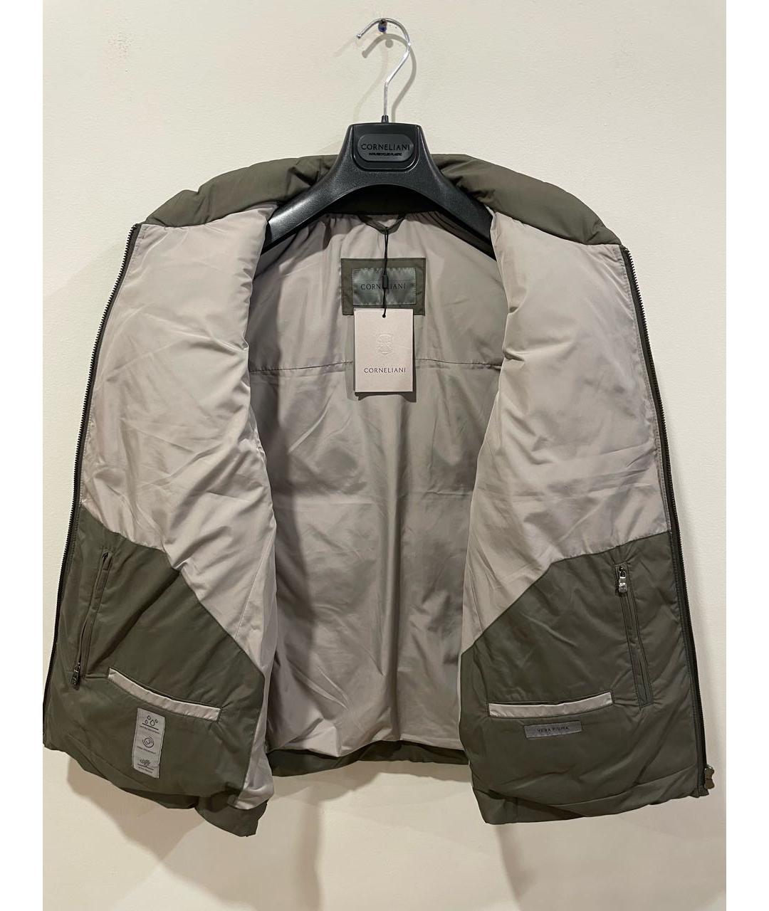 CORNELIANI Хаки полиэстеровый жилет, фото 3