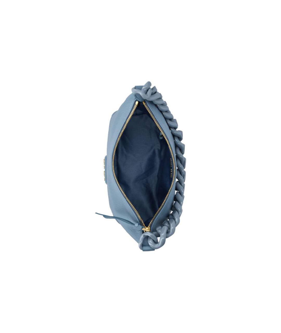 MIU MIU Синяя кожаная сумка через плечо, фото 4