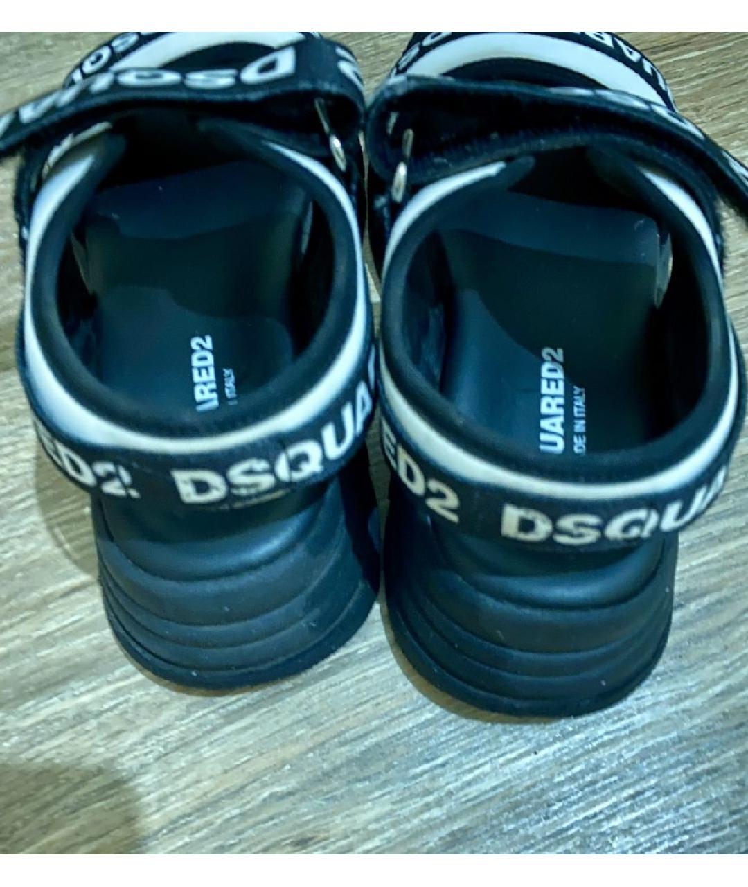 DSQUARED2 Черные сандалии, фото 7