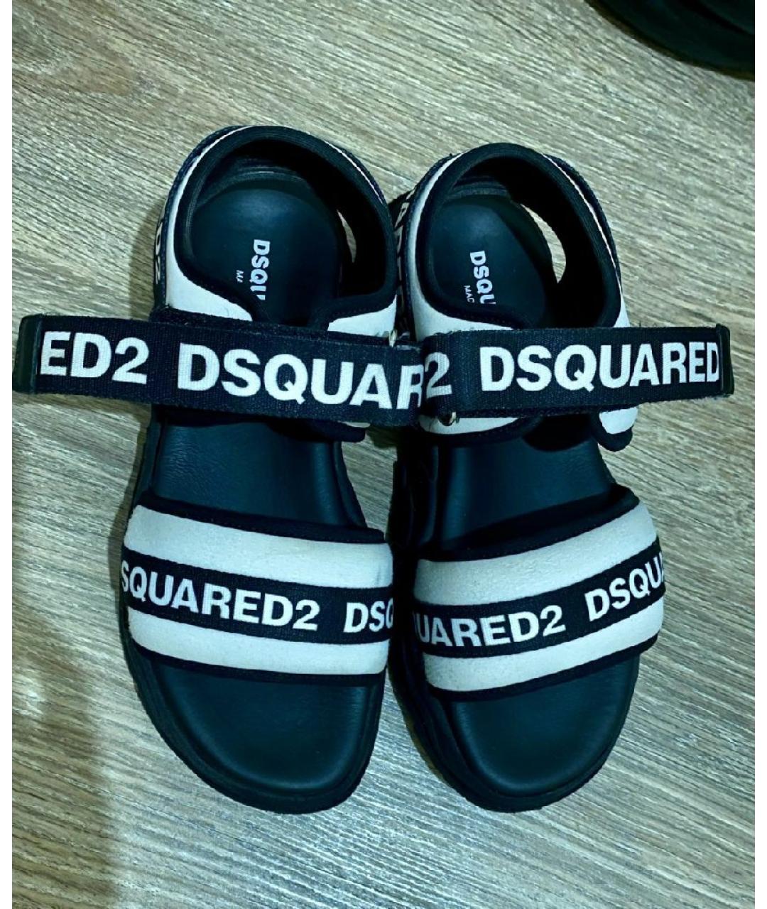 DSQUARED2 Черные сандалии, фото 5