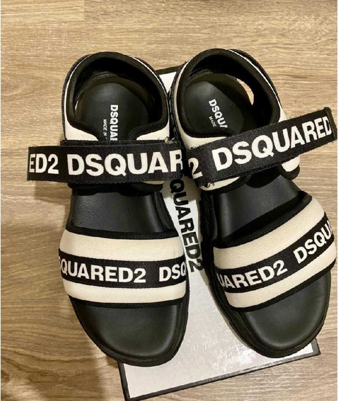 DSQUARED2 Черные сандалии, фото 6