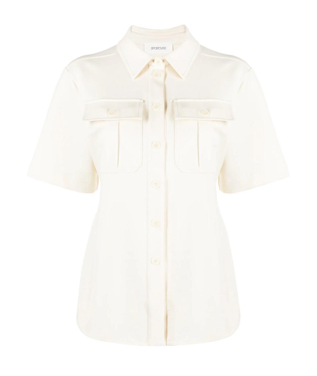 SPORTMAX Белая рубашка, фото 1