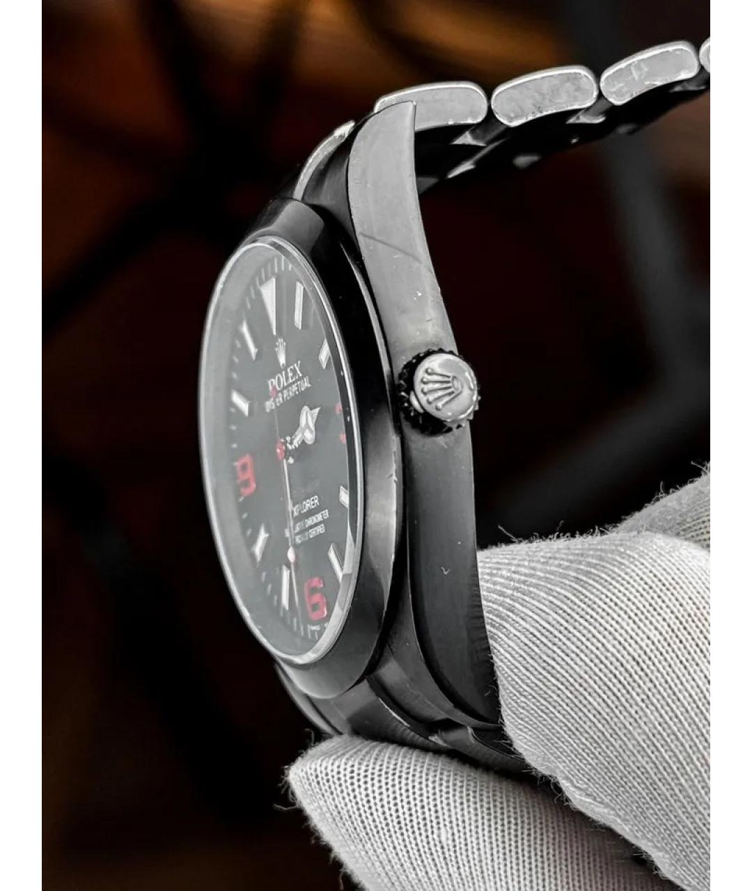 ROLEX Черные часы, фото 4