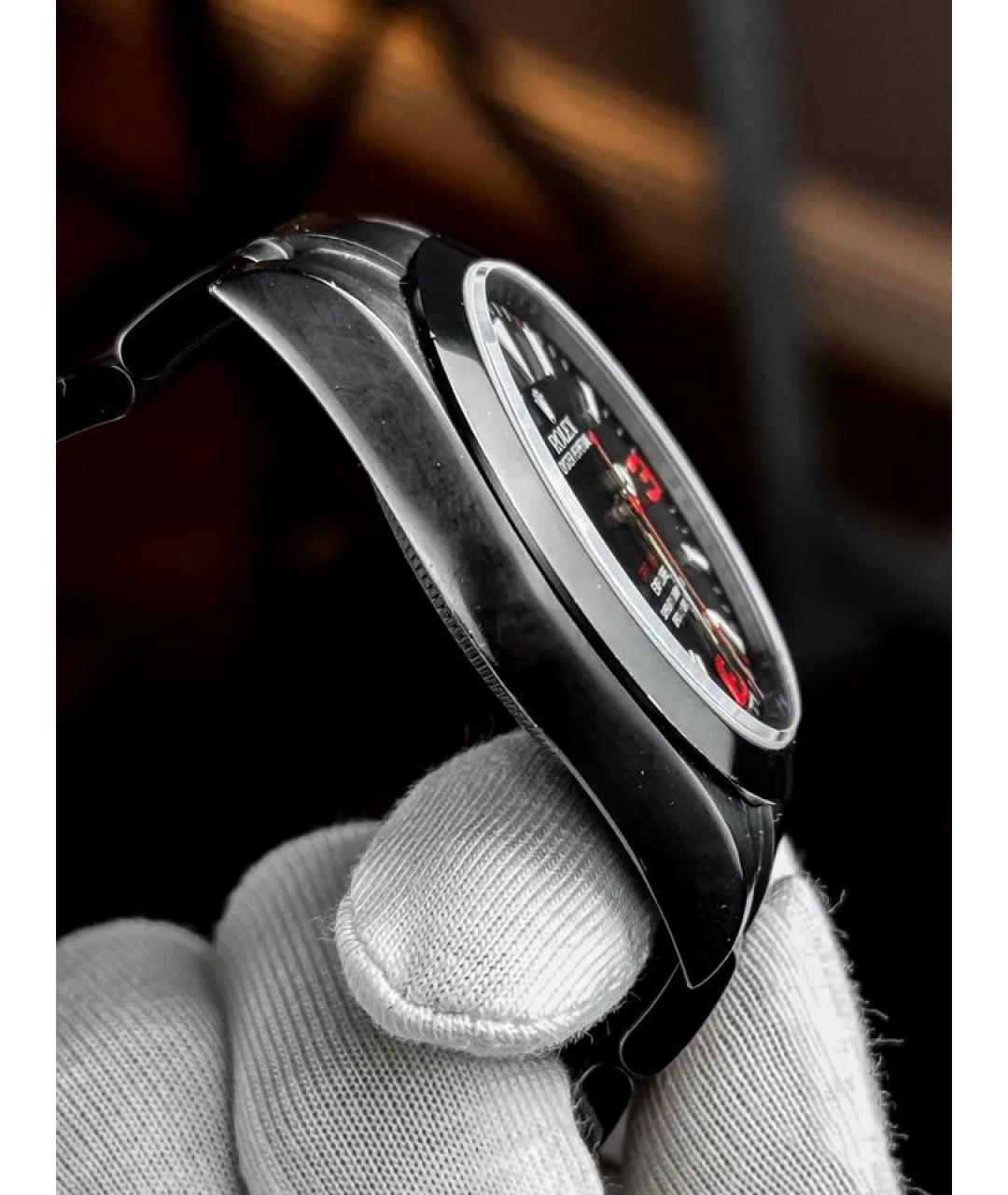 ROLEX Черные часы, фото 3