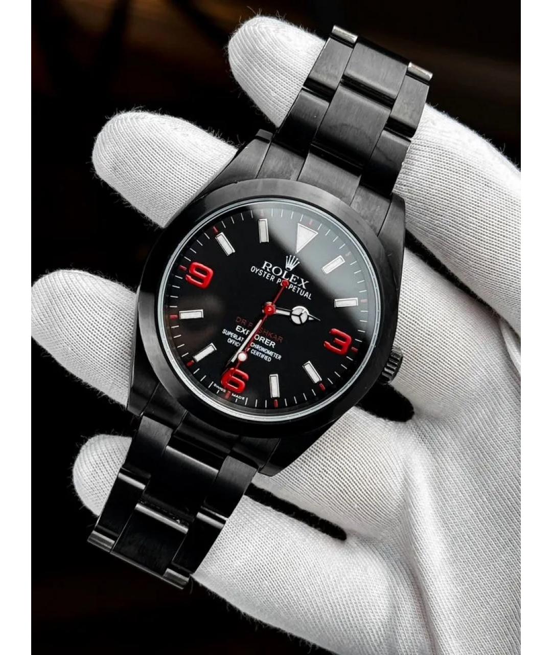 ROLEX Черные часы, фото 2