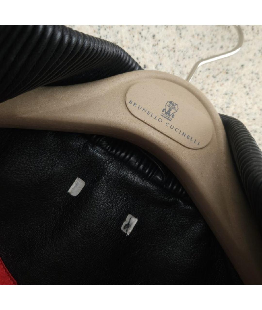 GANNI Черная кожаная куртка, фото 5