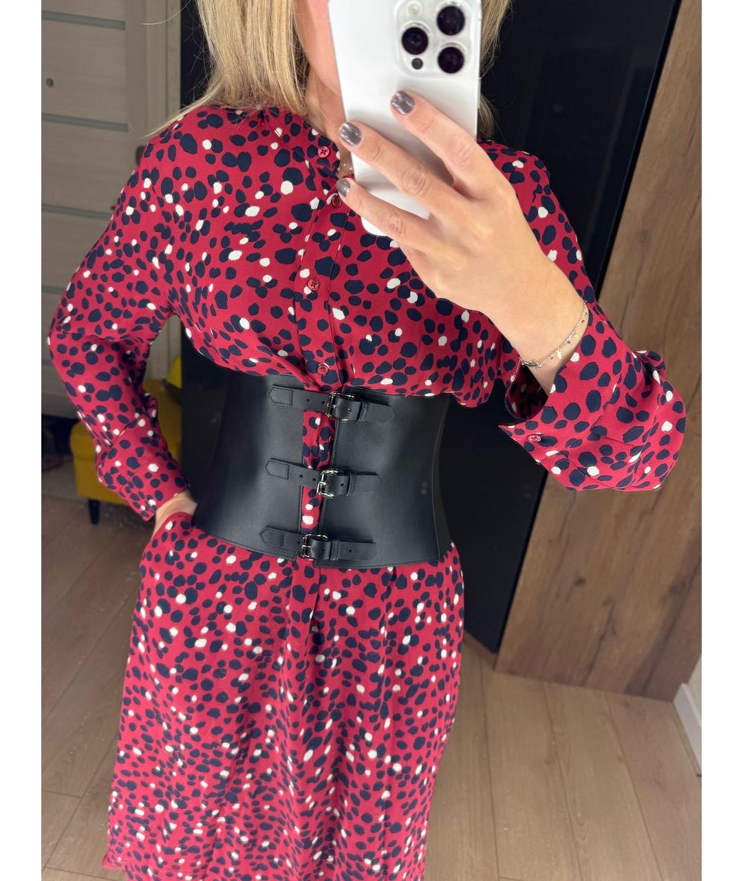 ETRO Черный кожаный ремень, фото 5