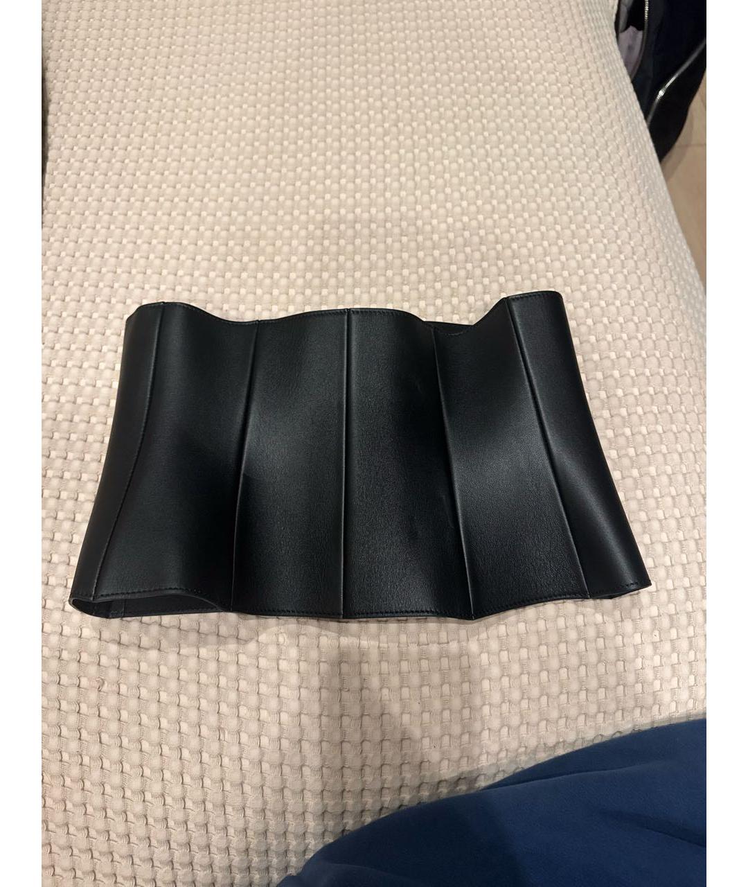 ETRO Черный кожаный ремень, фото 2