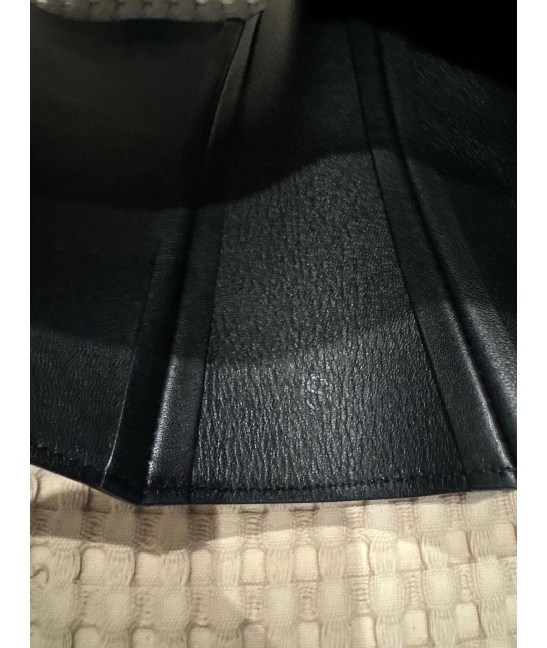 ETRO Черный кожаный ремень, фото 3