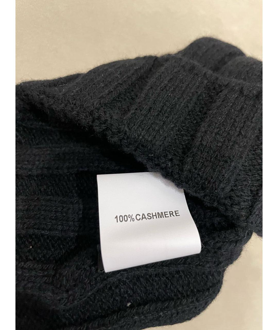 KITON Черная кашемировая шапка, фото 4