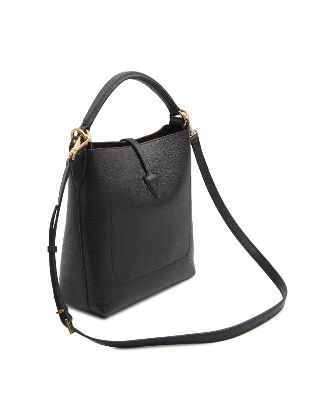 TOD'S Черная кожаная сумка через плечо, фото 4