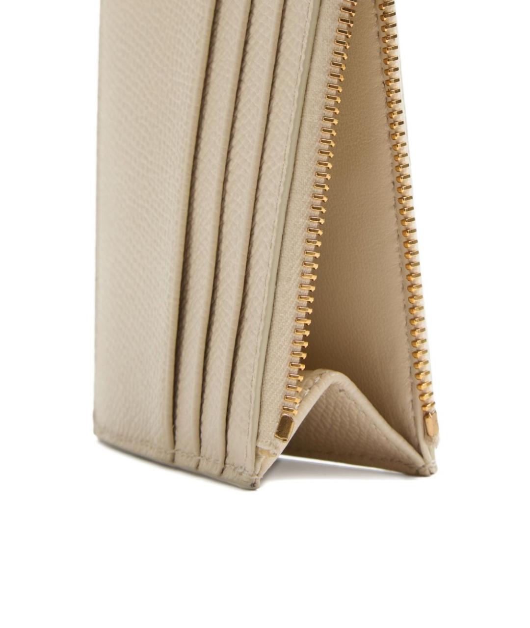 VALENTINO Белый кожаный кошелек, фото 2