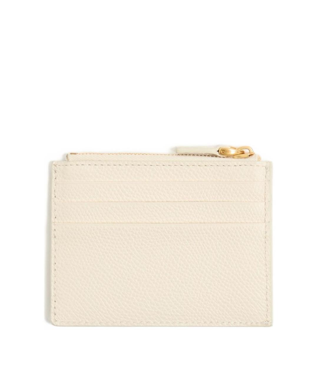 VALENTINO Белый кожаный кошелек, фото 5